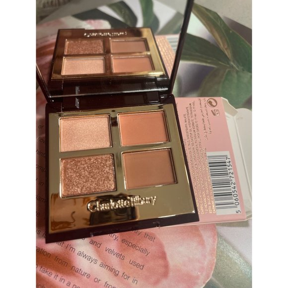 Charlotte Tilbury Pillow Talk Luxury Color Coded Eyeshadow Quad Compact NIB - Picture 6 of 7
